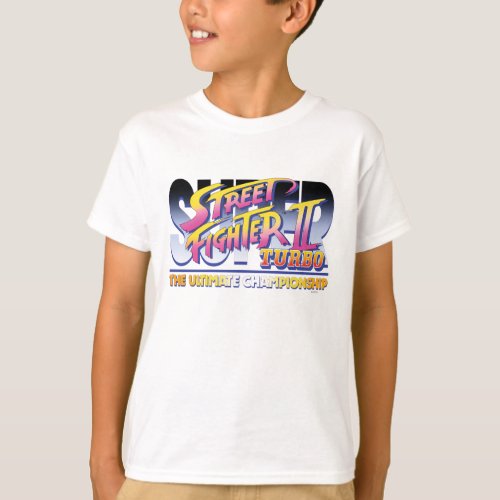 Street Fighter II Turbo UC Logo 2 T_Shirt