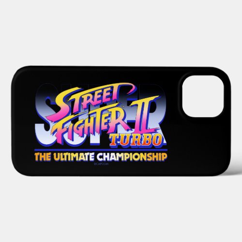 Street Fighter II Turbo UC Logo iPhone 13 Case