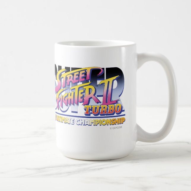 Street Fighter II Turbo UC Logo Coffee Mug (Right)