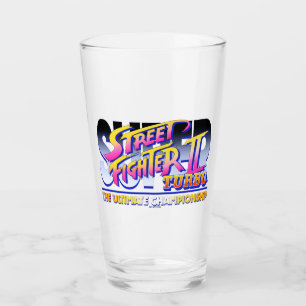 Street Fighter II Turbo UC Logo Glass
