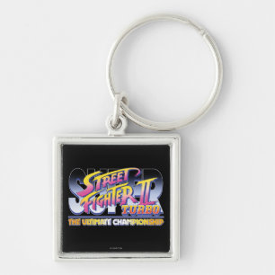 Street Fighter II Turbo UC Logo Keychain