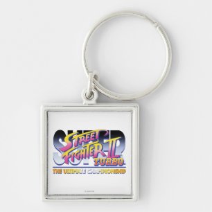 Street Fighter II Turbo UC Logo Keychain