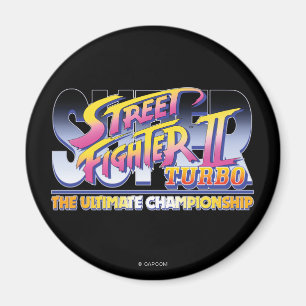 Street Fighter II Turbo UC Logo Magnet
