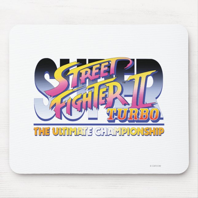 Street Fighter II Turbo UC Logo Mouse Pad (Front)