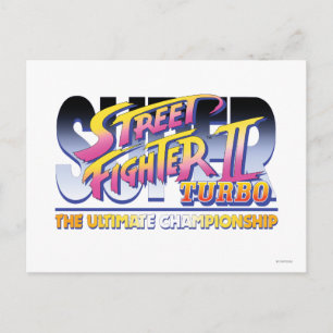 Street Fighter II Turbo UC Logo Postcard