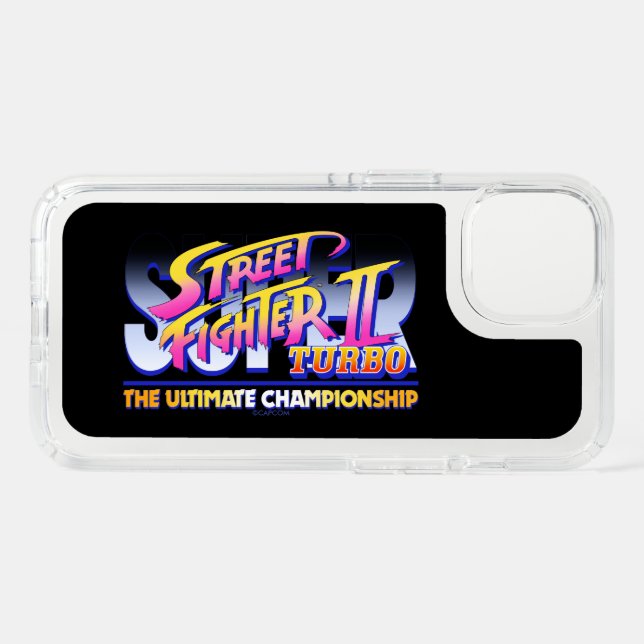 Street Fighter II Turbo UC Logo Speck iPhone 13 Case (Front Horizontal)