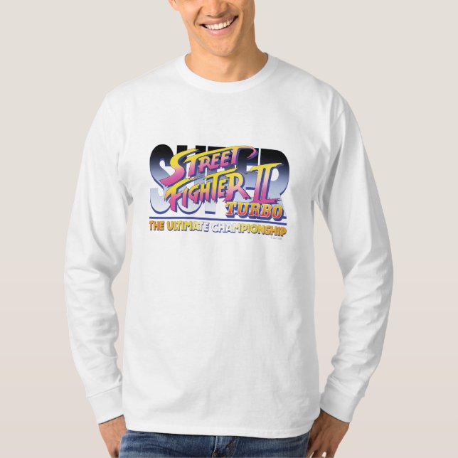 Street Fighter II Turbo UC Logo T-Shirt (Front)
