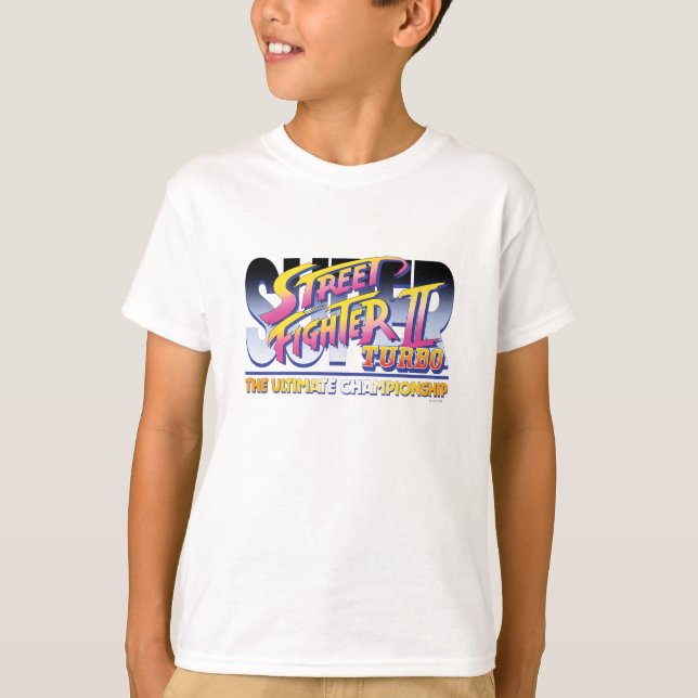 Street Fighter II Turbo UC Logo T-Shirt (Front)