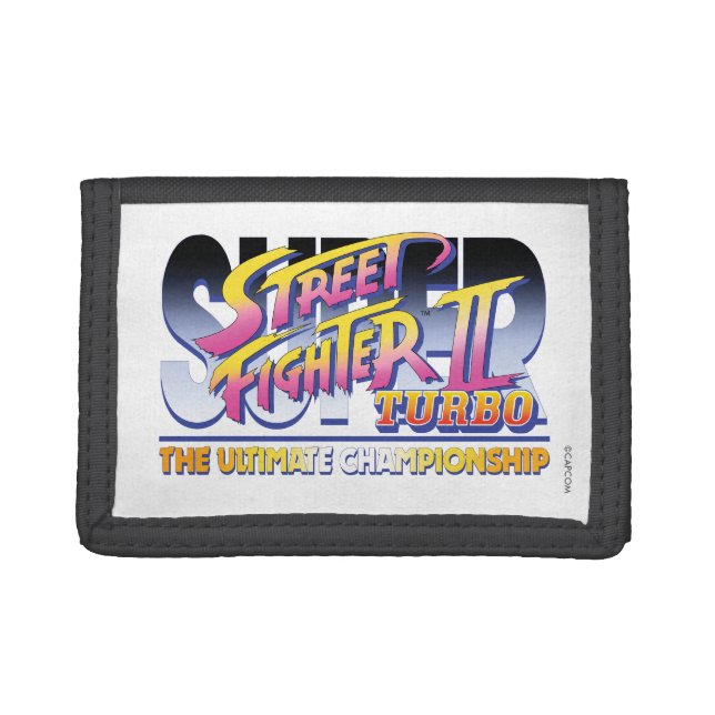 Street Fighter II Turbo UC Logo Tri-fold Wallet (Front)