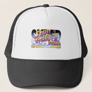 Street Fighter II Turbo UC Logo Trucker Hat