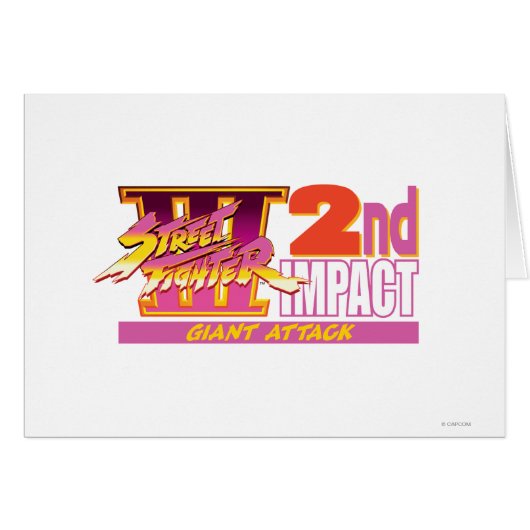Street Fighter III 2nd Impact Logo (Front Horizontal)