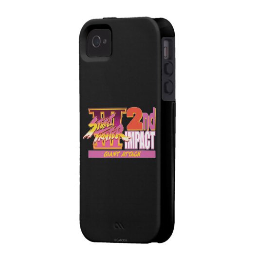 Street Fighter III 2nd Impact Logo 2 Case-Mate iPhone Case (Back Left)