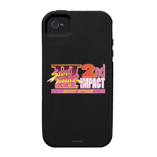 Street Fighter III 2nd Impact Logo 2 Case-Mate iPhone Case (Back)