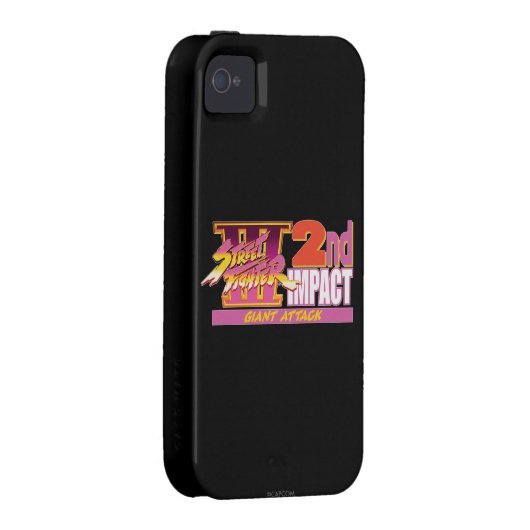 Street Fighter III 2nd Impact Logo 2 Case-Mate iPhone Case (Back/Right)