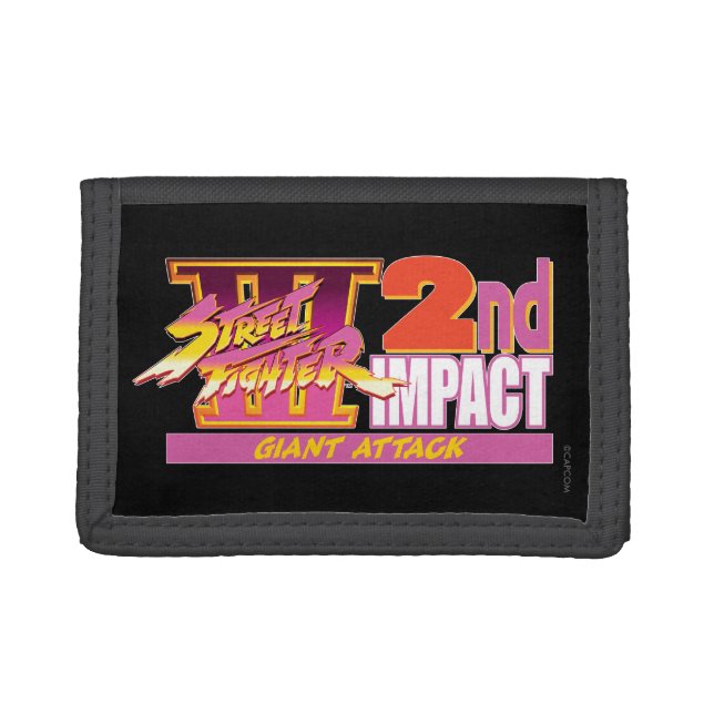 Street Fighter III 2nd Impact Logo 2 Tri-fold Wallet (Front)