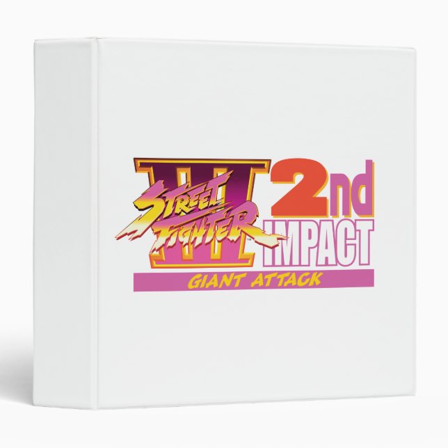 Street Fighter III 2nd Impact Logo Binder (Front/Spine)