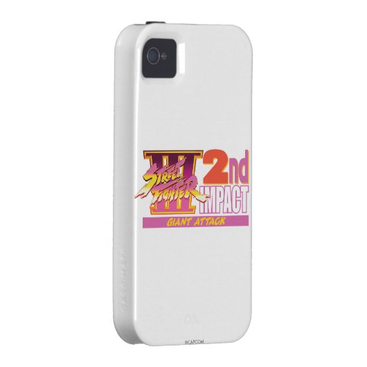 Street Fighter III 2nd Impact Logo Case-Mate iPhone Case (Back/Right)