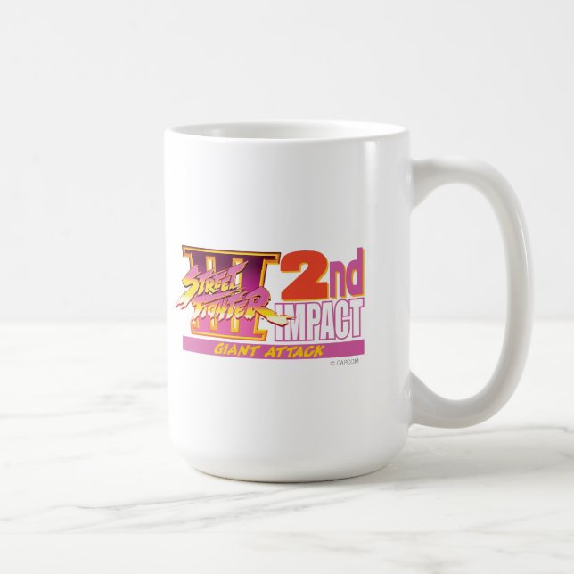 Street Fighter III 2nd Impact Logo Coffee Mug (Right)
