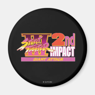 Street Fighter III 2nd Impact Logo Magnet