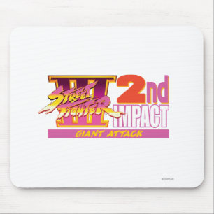 Street Fighter III 2nd Impact Logo Mouse Pad