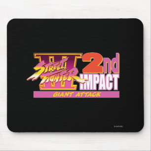 Street Fighter III 2nd Impact Logo Mouse Pad