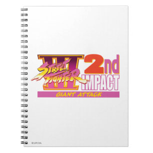 Street Fighter III 2nd Impact Logo Notebook