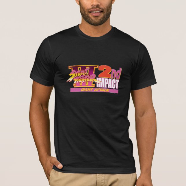 Street Fighter III 2nd Impact Logo T-Shirt (Front)