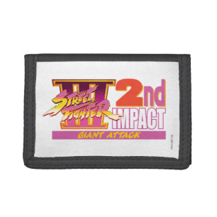 Street Fighter III 2nd Impact Logo Tri-fold Wallet