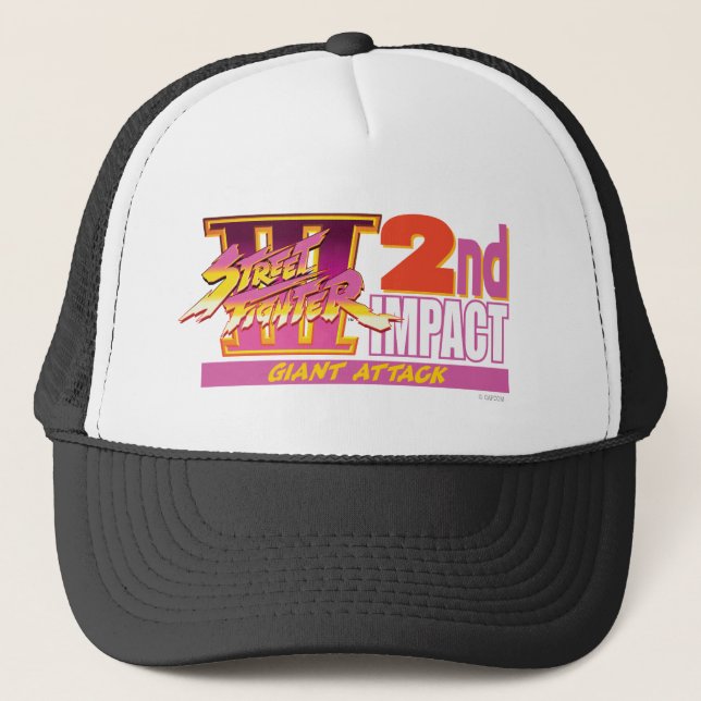 Street Fighter III 2nd Impact Logo Trucker Hat (Front)