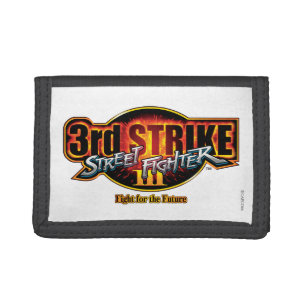 Street Fighter III 3rd Strike Logo 2 Tri-fold Wallet