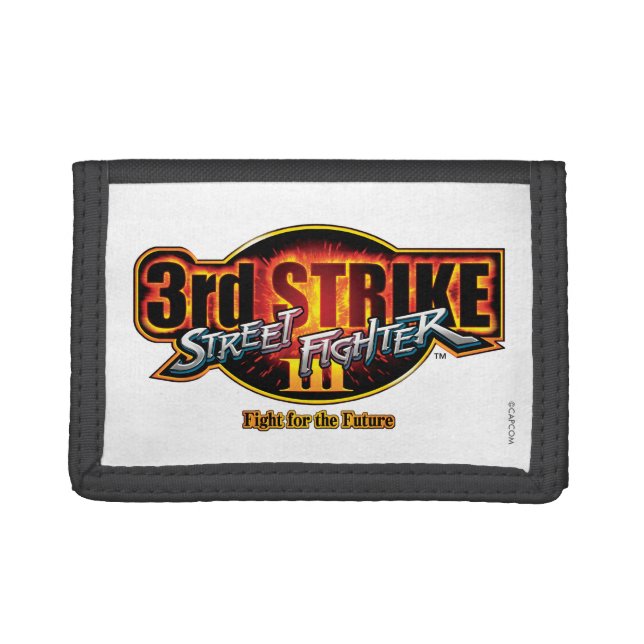 Street Fighter III 3rd Strike Logo 2 Tri-fold Wallet (Front)
