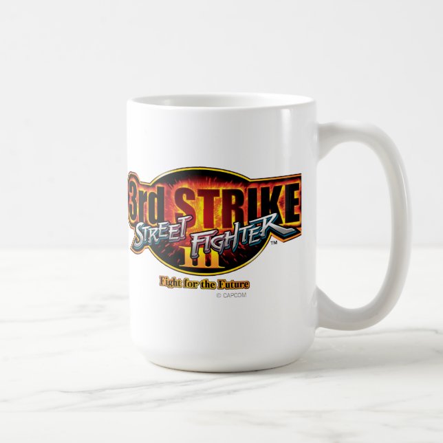 Street Fighter III 3rd Strike Logo Coffee Mug (Right)
