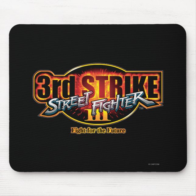 Street Fighter III 3rd Strike Logo Mouse Pad (Front)