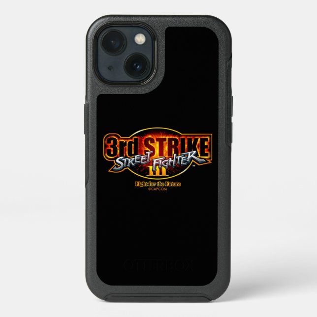Street Fighter III 3rd Strike Logo Otterbox iPhone Case (Back)