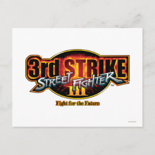 Street Fighter III 3rd Strike Logo Postcard