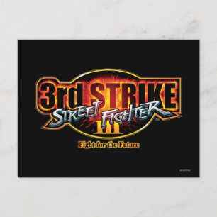 Street Fighter III 3rd Strike Logo Postcard
