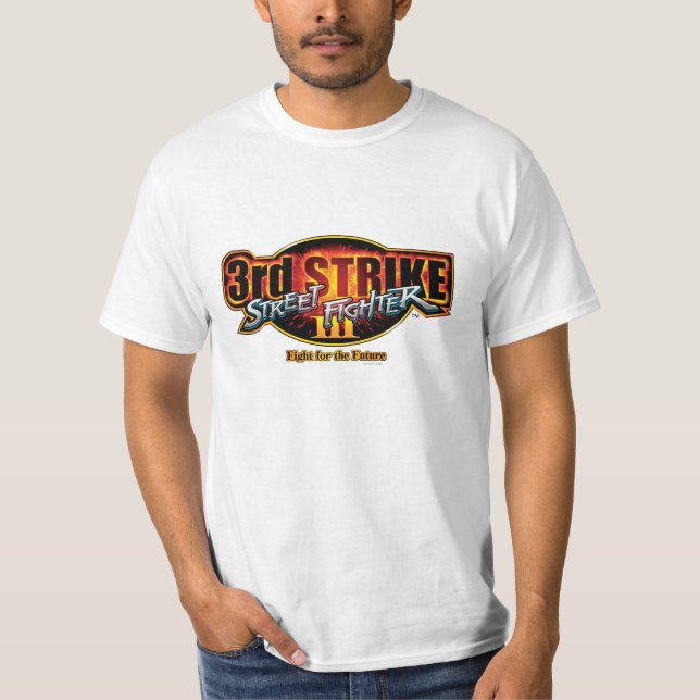 Street Fighter III 3rd Strike Logo T-Shirt (Front)