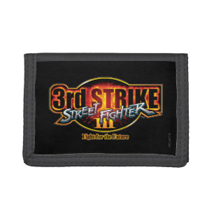 Street Fighter III 3rd Strike Logo Trifold Wallet
