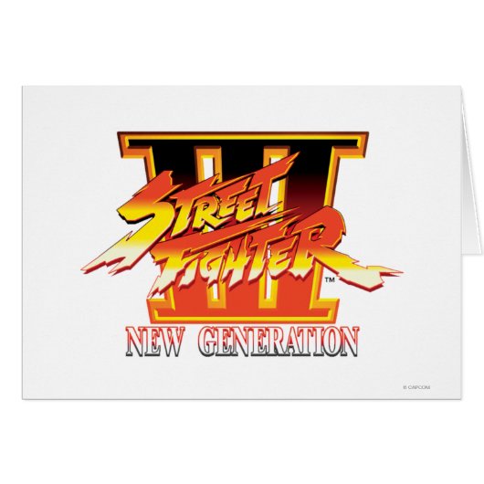Street Fighter III New Generation Logo (Front Horizontal)