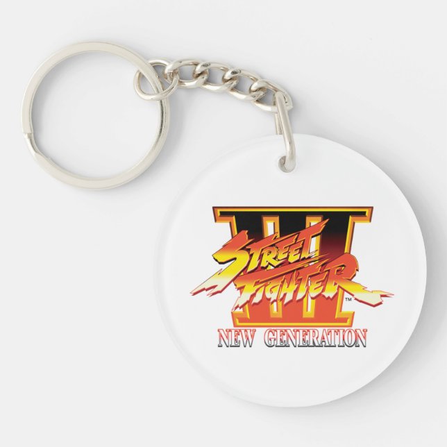 Street Fighter III New Generation Logo 2 Keychain (Front)