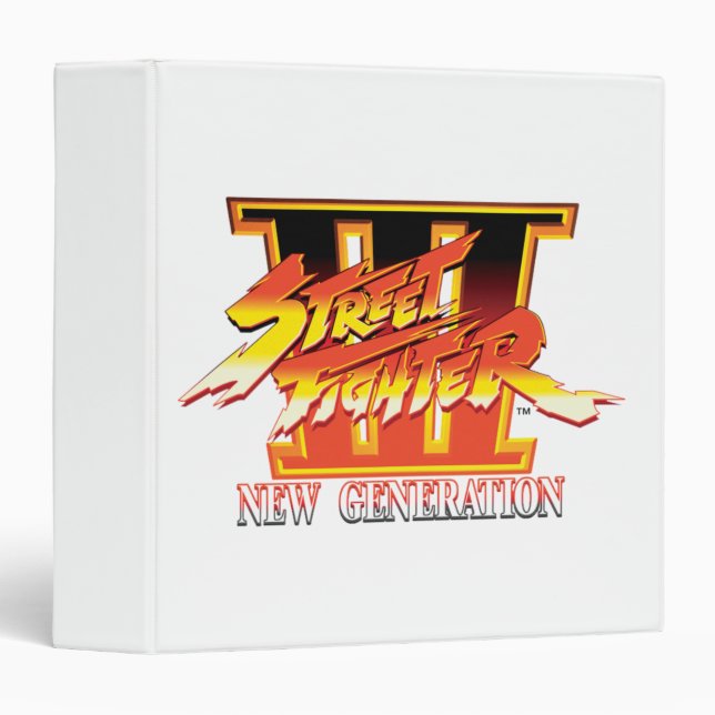 Street Fighter III New Generation Logo Binder (Front/Spine)
