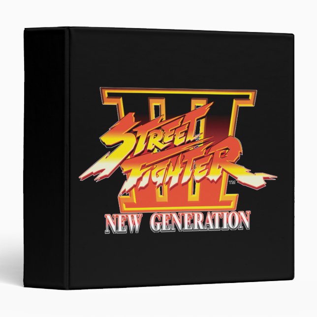 Street Fighter III New Generation Logo Binder (Front/Spine)