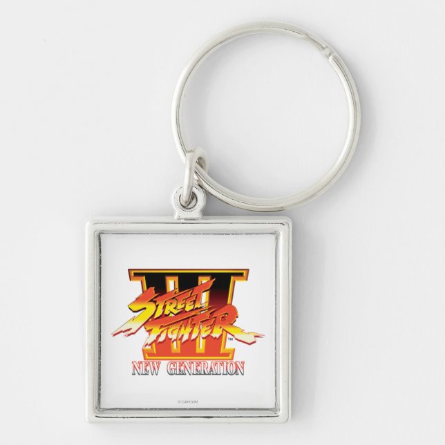 Street Fighter III New Generation Logo Keychain (Front)