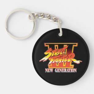 Street Fighter III New Generation Logo Keychain