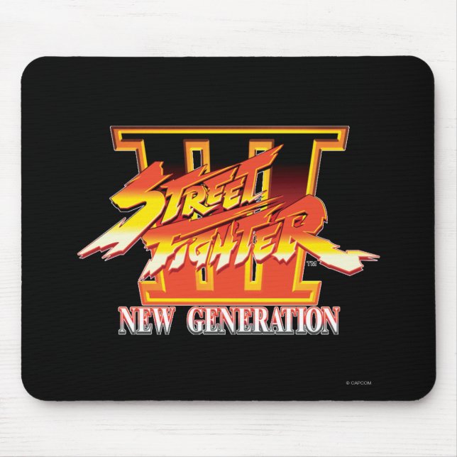 Street Fighter III New Generation Logo Mouse Pad (Front)