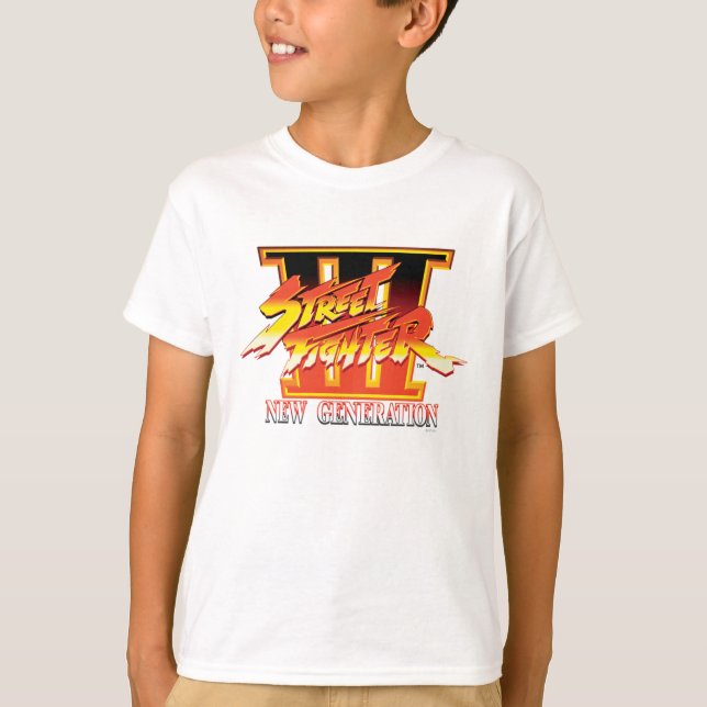 Street Fighter III New Generation Logo T-Shirt (Front)