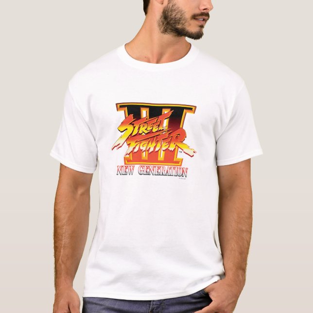 Street Fighter III New Generation Logo T-Shirt (Front)
