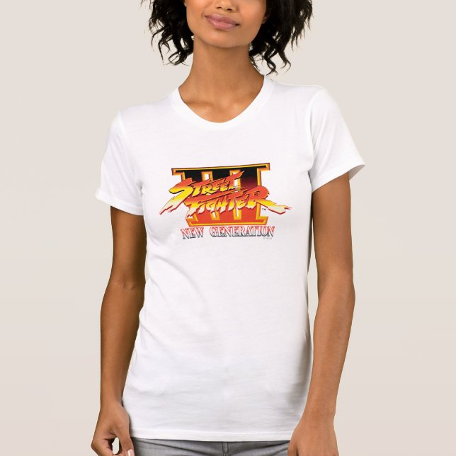 Street Fighter III New Generation Logo T-Shirt (Front)