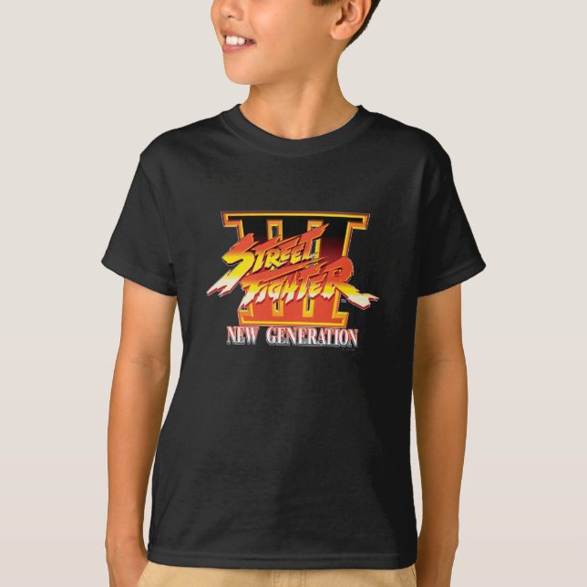Street Fighter III New Generation Logo T-Shirt (Front)