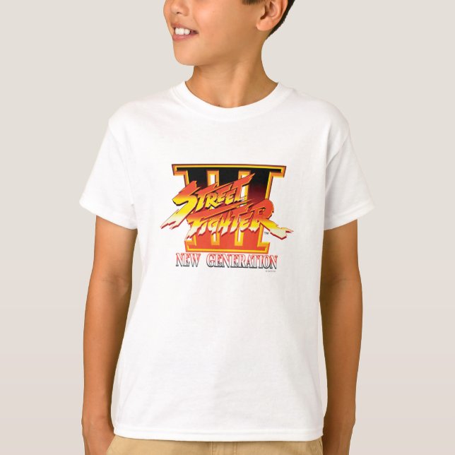 Street Fighter III New Generation Logo T-Shirt (Front)